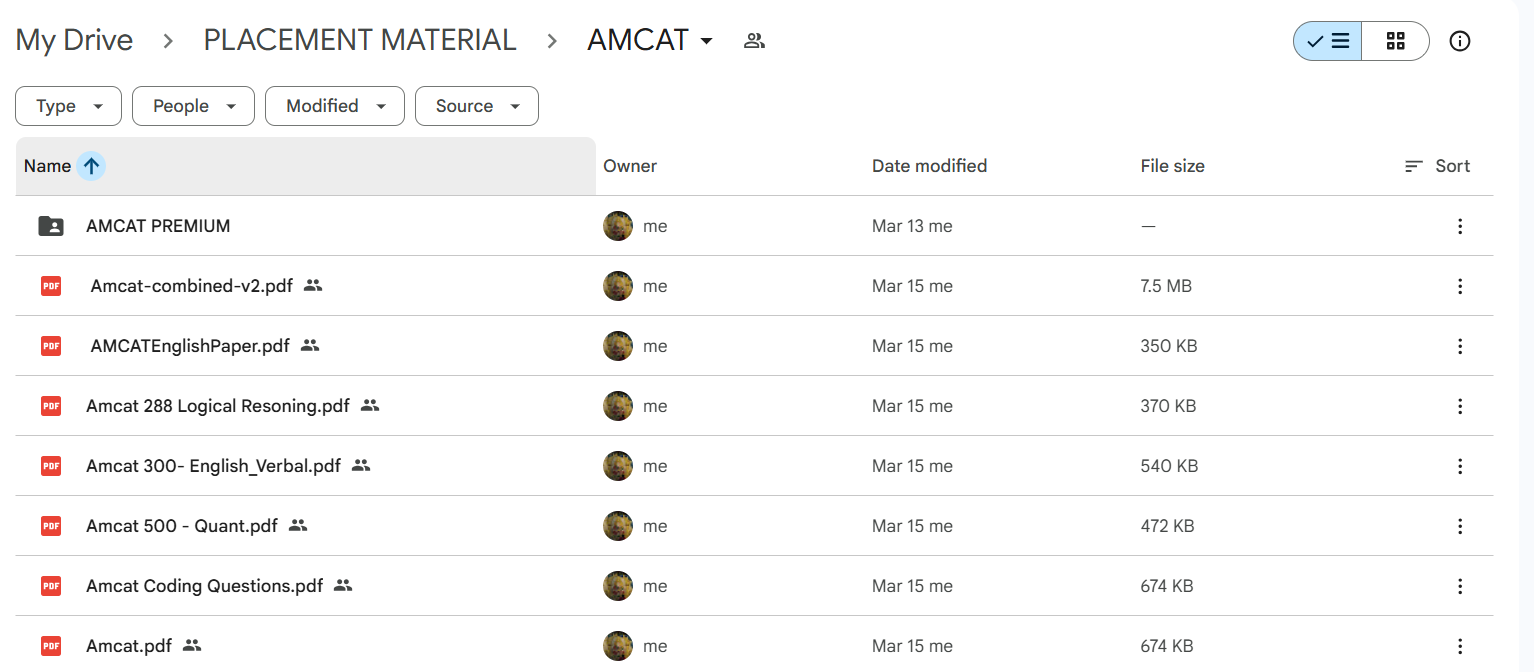 AMCAT Sample Content