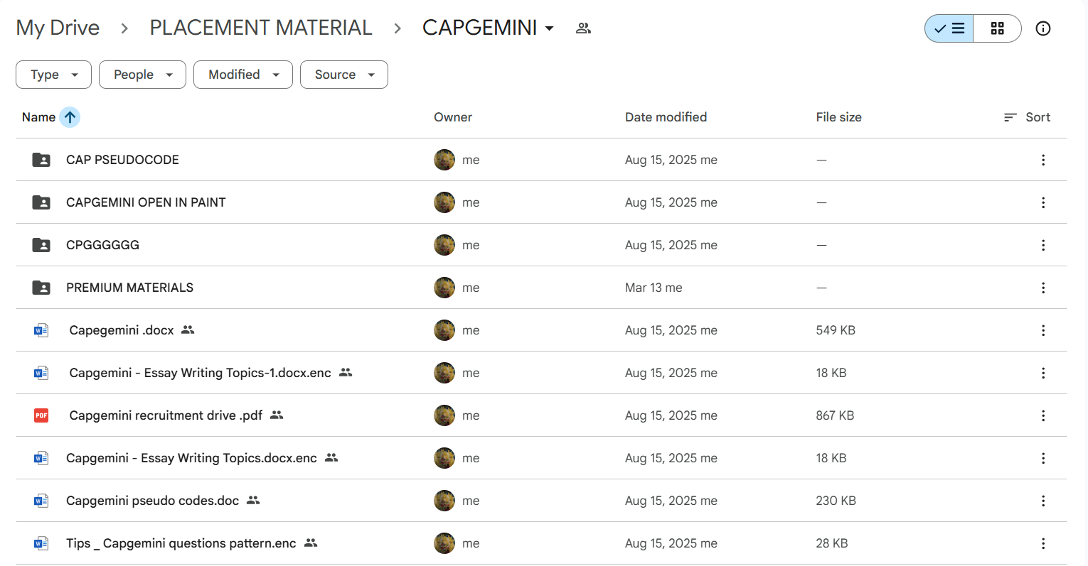 Capgemini Sample Content