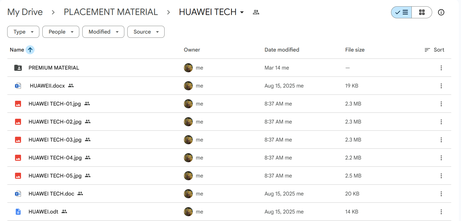 Huawei Technologies Sample Content