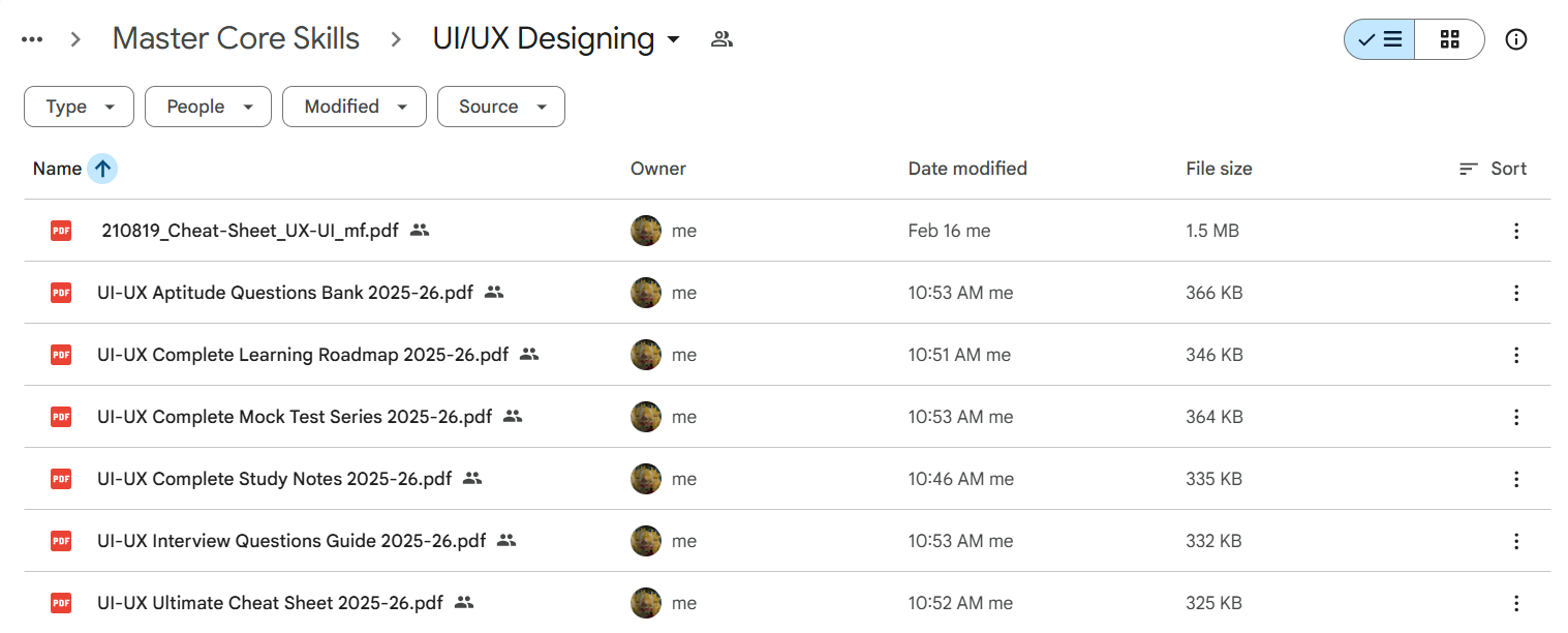 UI/UX Designing Sample Content