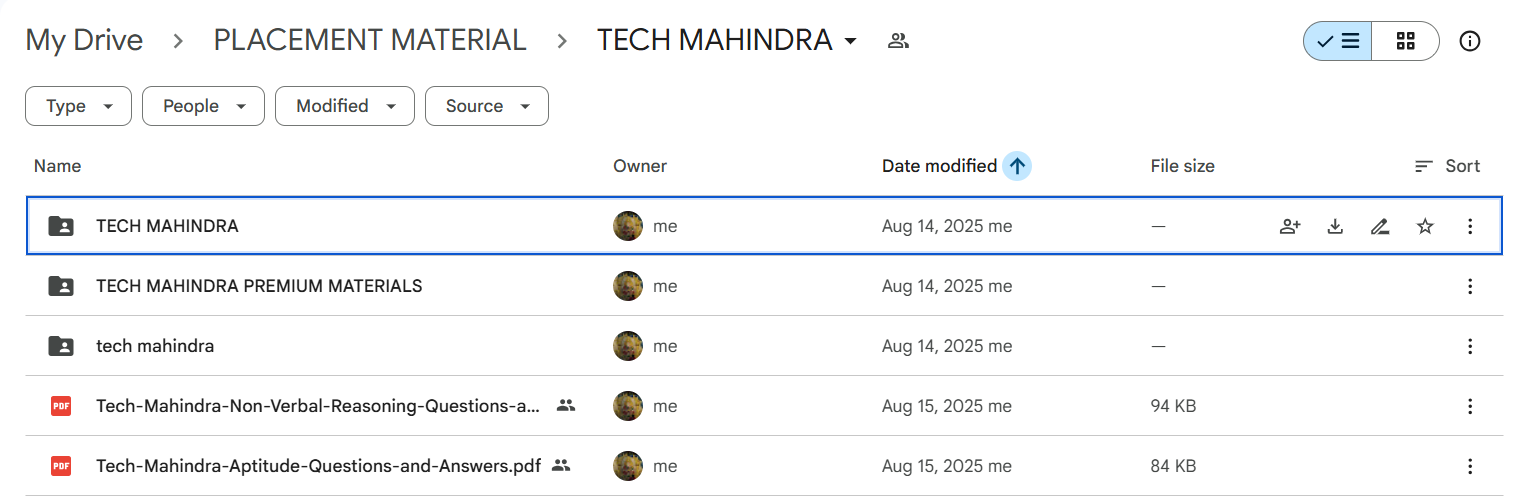 Tech Mahindra Sample Content