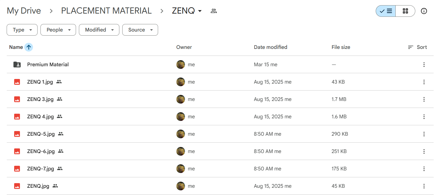 ZenQ Sample Content